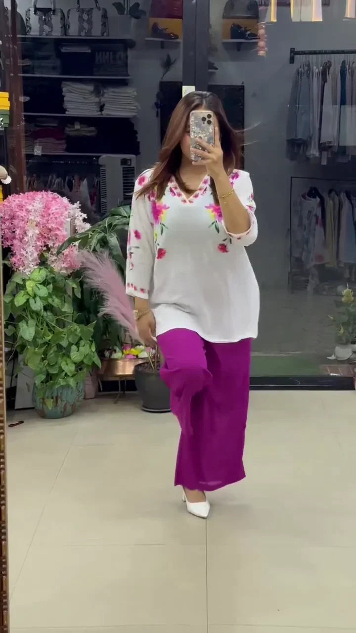 Soft Feminine Stylish Co-ord Set