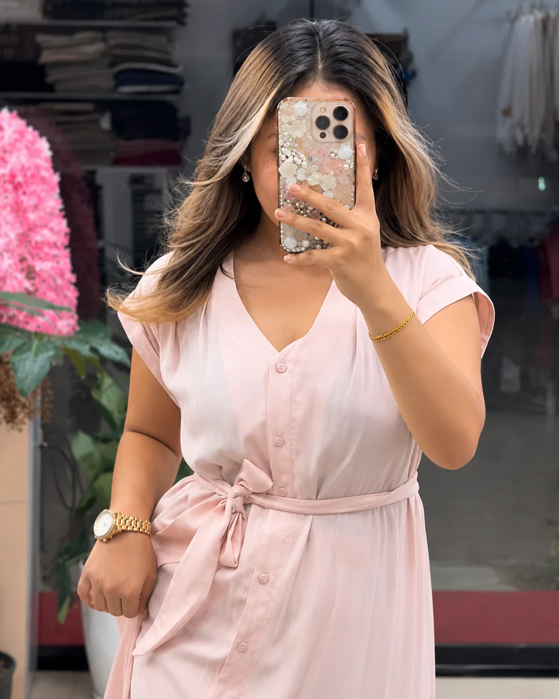 Women's Elegant Pure Cotton Maxi Dress