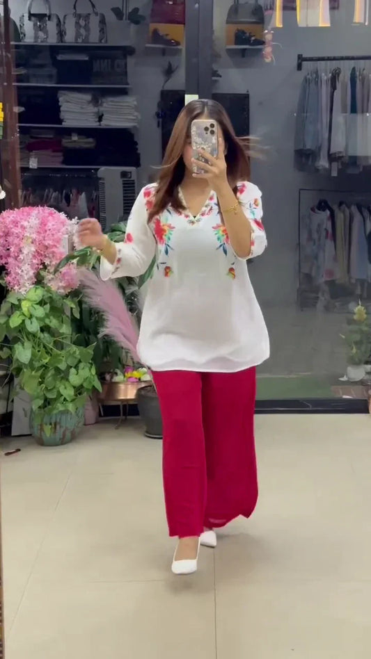 Soft Feminine Stylish Co-ord Set