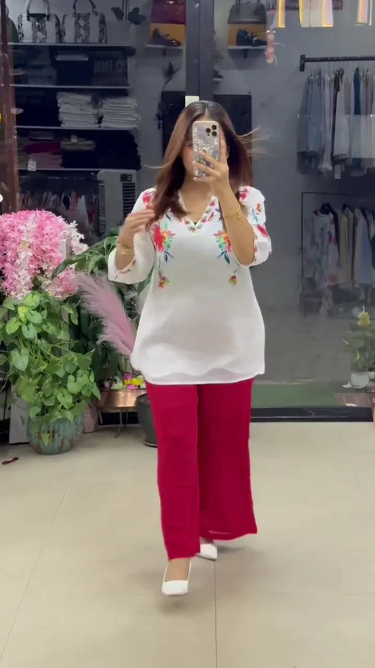 Soft Feminine Stylish Co-ord Set