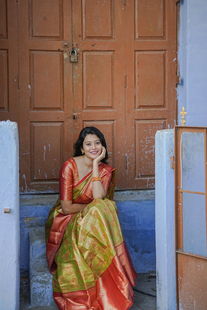 Gauri Varanasi Silk Saree