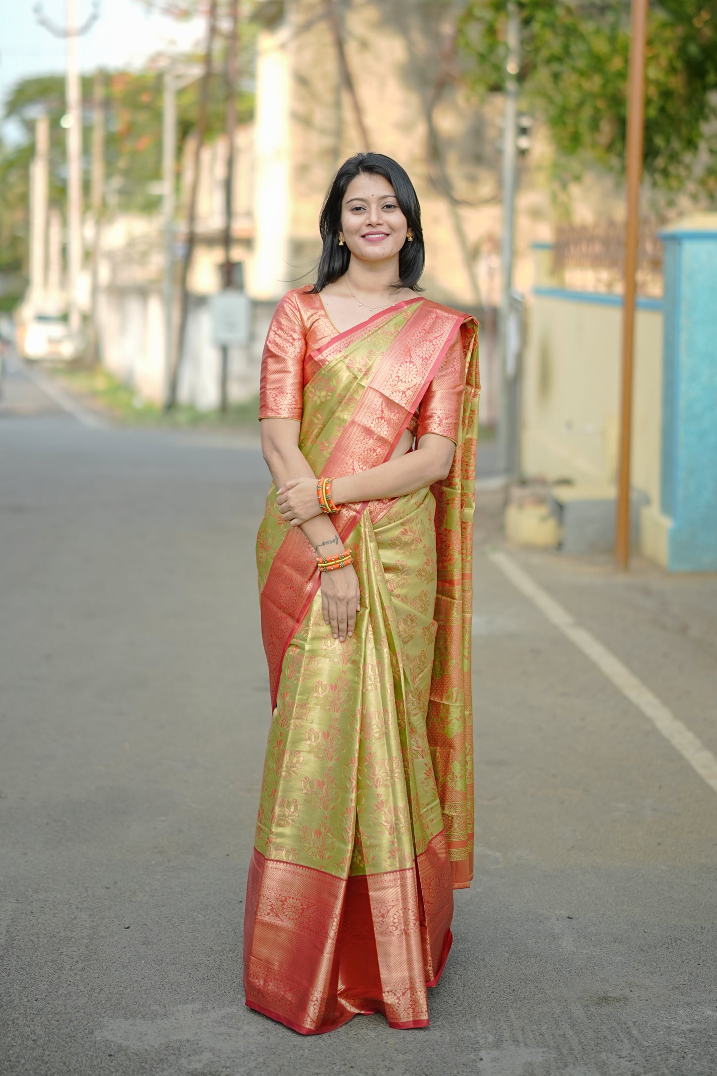 Gauri Varanasi Silk Saree