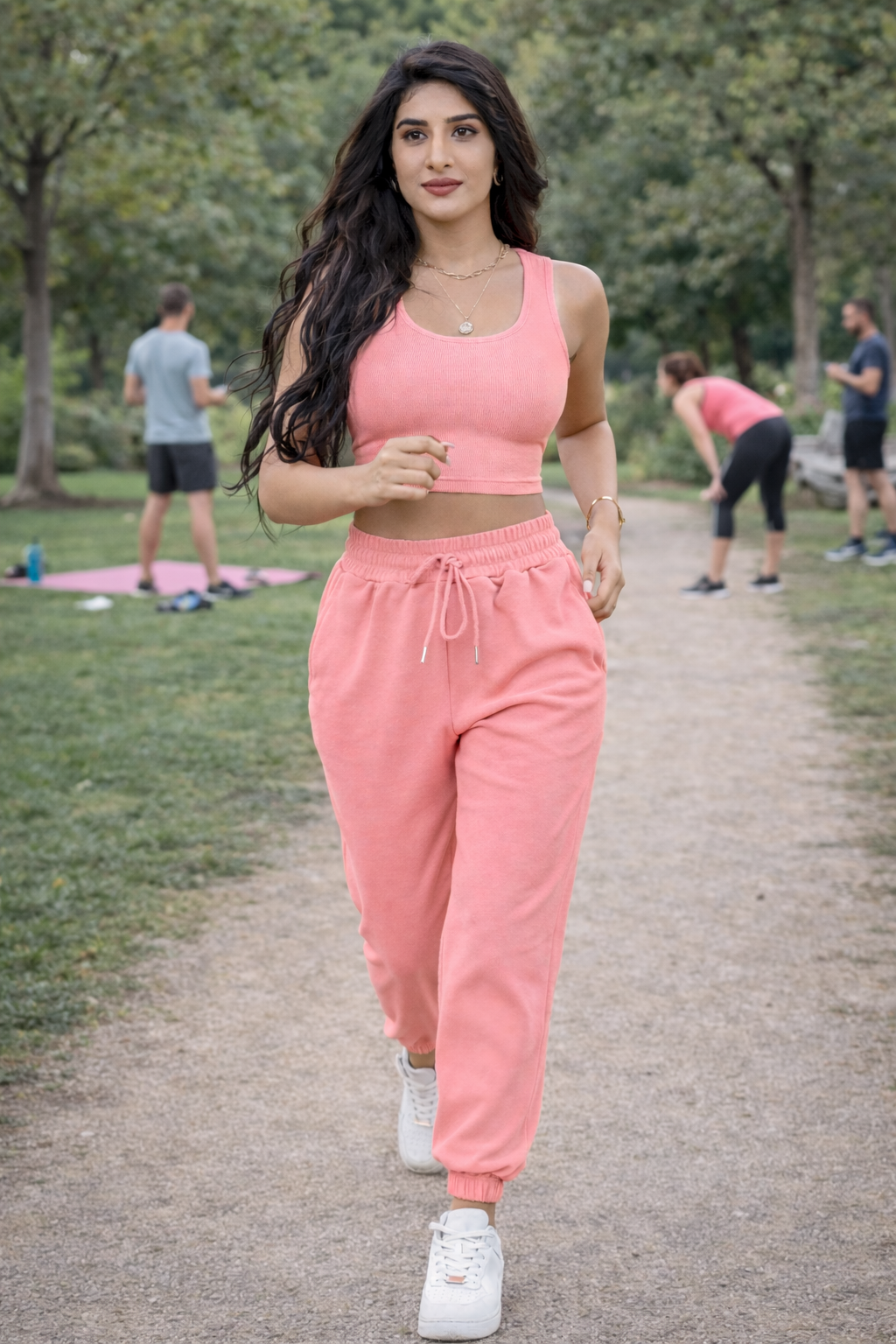 Ultra-Soft Stretch Co-Ord Set for Women | Jogging, Travel & Casual Wear