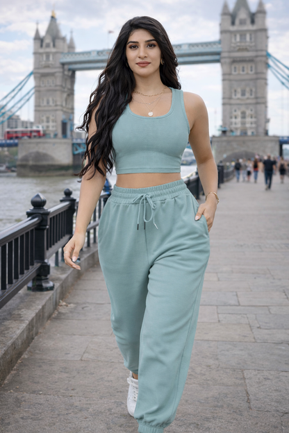 Ultra-Soft Stretch Co-Ord Set for Women | Jogging, Travel & Casual Wear