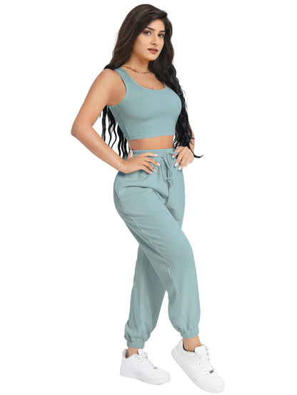 Ultra-Soft Stretch Co-Ord Set for Women | Jogging, Travel & Casual Wear