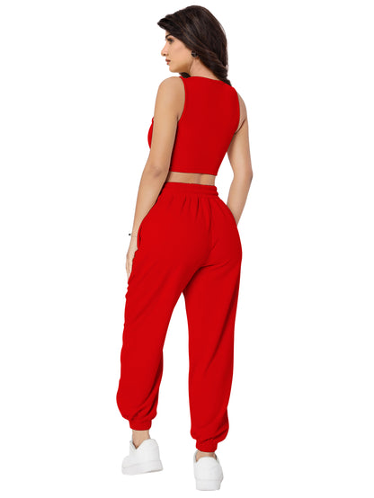 Ultra-Soft Stretch Co-Ord Set for Women | Jogging, Travel & Casual Wear