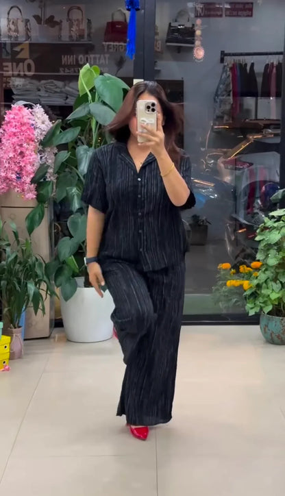 Designer Pure Linen Co-ord Set