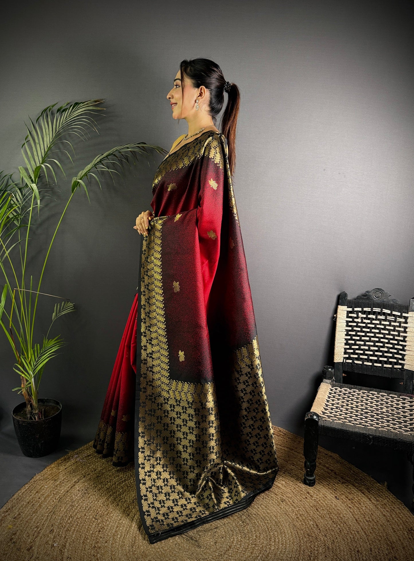 Shanaya Royal Shade Ikkat saree