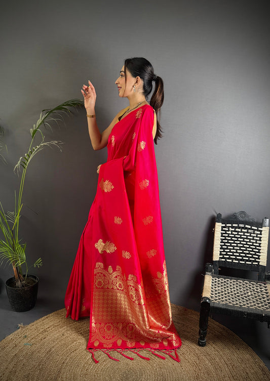 Annapurna Meenakari Rich Pallu Saree