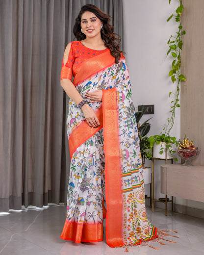 Kalpana Print Saree