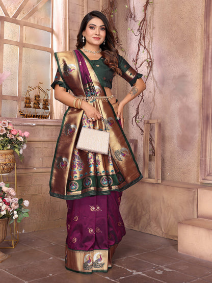 Peacock Nazaakat Paithani