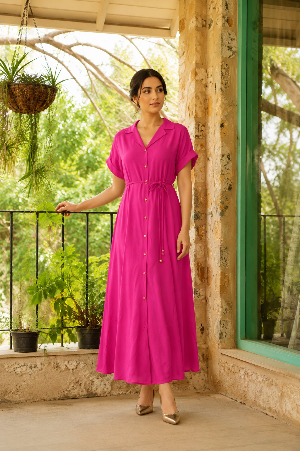 Premium Printed Rayon Dress for Women | Summer Wear Dress